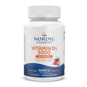 Nordic Naturals Vitamin D3 5000 Gummies, Passion Fruit - 30 Gummies - Stöd för friska ben, humör och immunsystem - Vegetarian - Non-GMO - 30 portioner