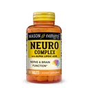MASON NATURAL Neuro Complex med Alpha Lipoic Acid & Vitamin B12, Lämplig för vegetarianer, 100 tabletter