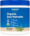 Nutricost Organic Saw Palmetto Powder 8oz - Certifierad USDA Organic Saw Palmetto, Gluten Free