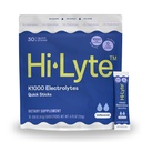 Hi-Lyte K1000 Electrolytes Sticks Unflavored Keto & Performance, 30 portioner