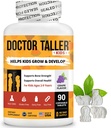Doktor Taller Kids - Barn Multivitaminer, Toddler Vitaminer - Stöd Benstyrka, Förbättrad immunitet med Calcium, Multivitaminer för Ålder 2 till 9 - Grape Flavor - 90 Tabletter | 6 veckor Supply