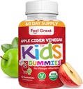 Organiska barn Apple Cider Vinegar Gummies genom att känna stora vitaminer | Rik i Digestive Enzymes & Natural Antioxidanter för Gut Health | Kids Gummy stöder hälsosam näringsabsorption | 60 Day Supply