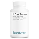 Supersmart H. Pylori Formel 20 miljarder CFU per dag - Probiotic Lactobacillus Reuteri DSM 17648 Supplement | Non-GMO & Gluten Free - 120 Vegetariska kapslar