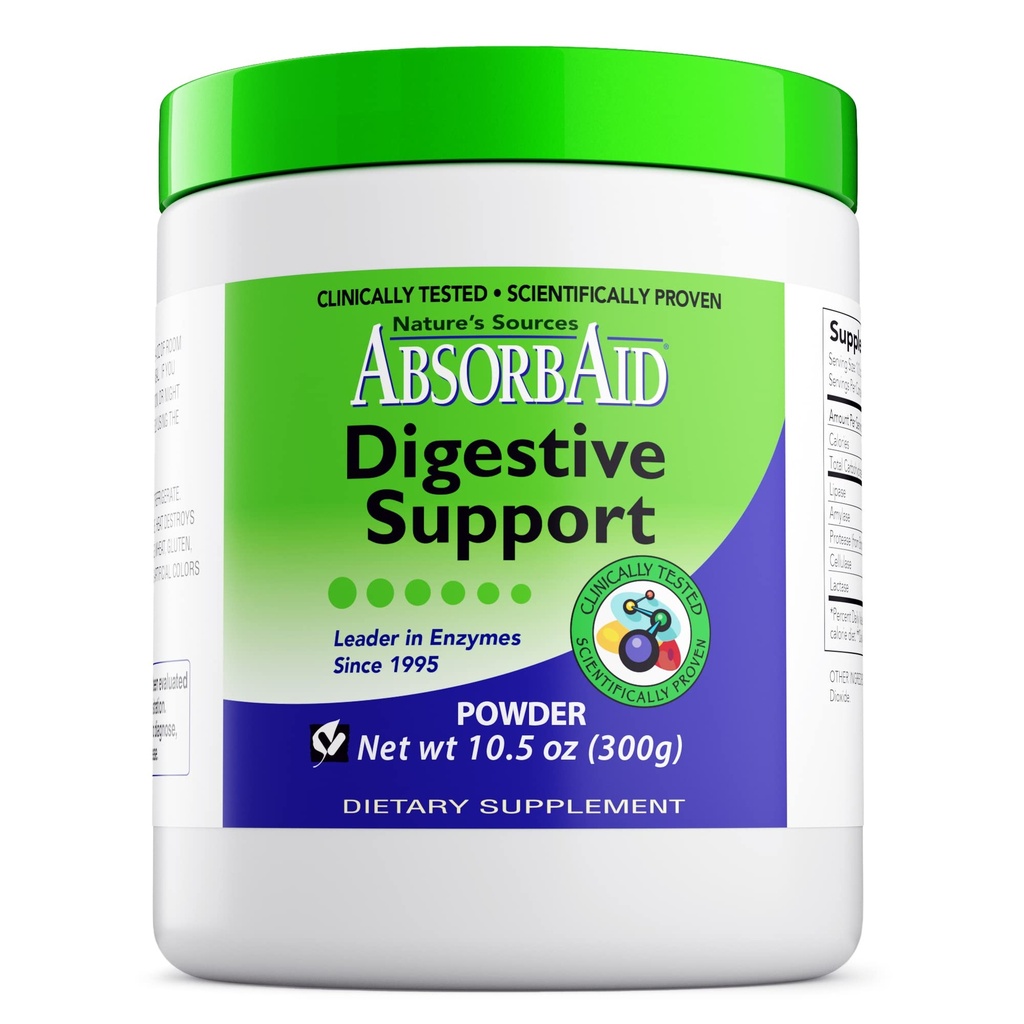 AbsorbAid Digestive Enzymes 300 Grams, visat sig öka Vital Nutrient Absorption med upp till 71%
