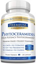 Phytoceramides 350mg från 100% Wheat -Vitamin A, C, E och D3 - Reverse Aging Skin, Replenish Moisture & Repair Skin - 100% ren natur - 30 kapslar - Vegan Friendly