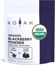 KOYAH - Organic BlackBerry Powder: 30 portioner (1 Scoop = 1/4 Cup Fresh): Freeze-Dried, Whole-Berry Powder, Raw