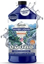 Optivida Health Colloidal Silver Liquid (32 oz) - Premium Nano Silver Colloidal Supplement för Daily Wellness & Immune Support, Natural Liquid Silver Hydrosol för vuxna och barn, icke-GMO, Gluten-Free