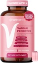 Optimal Prime Vaginal Probiotika för kvinnor med prebiotika, Cranberry Extract och Lactobacillus Probiotic Blend, stöder hälsosam vaginal Flora, Odor Control, pH Balance, 2 månaders leverans, 120 kapslar