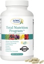 NWC Naturals Total-Nutrition Program Multivitamin med Enzymes Plus Prebiotika och Probiotika Supplement, komplett vård för män och kvinnor, vegetarisk naturlig hel mat vitaminer, 270 kapslar