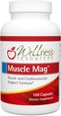 Muskel Mag - Mycket Absorbable Magnesium Formel för Muscle Heath - med Magnesium Malate & Glycinate (100 kapslar)