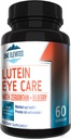 Nyförbättrad Super Strength Eye Care Formula - Högsta farmaceutisk Grade Lutein, Zeaxanthin, Bilberry - Största biotillgänglighet - Rika antioxidanter - Arbetar synergistiskt för optimala resultat