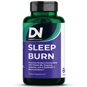 Sleep Burn Night Time Fat Burner, Night Shred Fat Burner och Natural Sleep Support för män och kvinnor, Metabolism Booster med vitamin B6,L-Theanine Melatonin Astragalus Ceylon Cinnamon Berberine 60ct