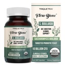 Organiska Saccharomyces Boulardii - 10 miljarder CFU - Kliniskt validerad CNCM I-1079 Probiotisk Strain - Gut, Digestion & Healthy Bowel Support - Första organiska formen av S. Boulardii Probiotic - 60 Count