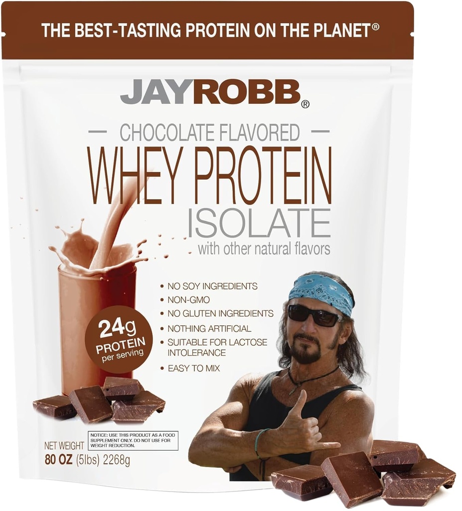 JAYROBB Whey Protein (5 pund, choklad)