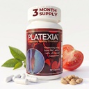 Platexia med 3 000 FU Nattokinase NSP-2-90 Vegan kapslar - Kan stödja blodcirkulation - Icke-GMO & Kosher - 1 kapsel / dag, 3-månaders leverans