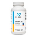 XYMOGEN OptiMag 125 - Magnesium Supplement med Di-Magnesium Malate & Glycinate Lysinate för att stödja Nerve, Muscle, Bone Health + Hjärthälsa (120 kapslar)
