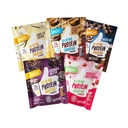 FlavCity Allt i en Protein Shake Powder Packets - På Go Meal Alternative + 25g Protein & 10g Collagen, Made med Organic Reishi & Cordyceps Mushrooms - No Added Sugars, Variety 10 Pack