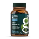 Gaia Herbs Saw Palmetto - Stöder hälsosam prostatafunktion för män - Innehåller Saw Palmetto och Sunflower Seed Lecithin för att stödja Mäns hälsa - 60 Vegan Liquid Phyto-Capsules (30-dagars leverans)
