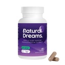 Univera 1mg Melatonin, naturliga drömmar, botaniska och växtbaserade ingredienser, stöd sömnkvalitet, fräsch morgon, 250 mg Maizinol, sömnhjälp (60 kapslar, 30 dagars leverans)