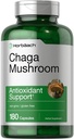 Horbäach Chaga Mushroom kapslar | 180 greve | Non-GMO & Gluten fri tillägg