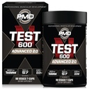 PMD Sports N-Test 600 Advanced Nitric Oxide Booster för Män - med kliniskt Studied Testofen - Lean Muscle och styrka vinster med östrogen Suppression (90 Veggie -Caps)
