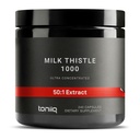Toniiq Milk Thistle - Ultra High Potency 50:1 Extract with 80% Silymarin - Highly Concentrated - Third-Party Lab Tested - 240 Capsules