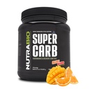 NutraBio Super Carb, kolhydratpulver med Cluster Dextrin & Electrolytes, Advanced Carb Supplement Powder för träningsbränsle, prestanda och muskelåterhämtning, Cyklisk Dextrin, Orange Mango, 30 Sv