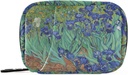 Naanle Irises Van Gogh 7 Day Pill Case Bag Travel Pill Organizer med Zipper Portable Weekly Case Compact Size för vitamin Supplement Holder