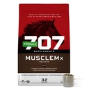 Formel 707 MuscleMx Equine Supplement, 3lb Bag - Conditioning Support och Muscle Builder för hästar med Lysine, Gamma Oryzanol, Kreatin & OKG