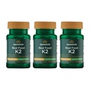 Swanson Maximum Strength Vitamin K2 (Menaquinone-7)-Vitamin Supplement Supporting Cardiovascular och Bone Health-Made från japanska Natto för att hjälpa till att reglera Calcium (30 Softgels, 200mcg Varje) (3 Pack)