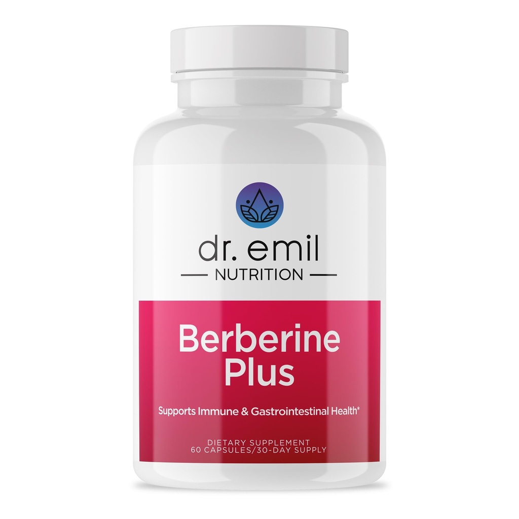 EMIL NUTRITION Berberine 500mg kapslar | Cinnamon Supplement | MTC Oil & Milk Thistle | Berberine HCL | Tillverkad i USA | 30-dagars leverans