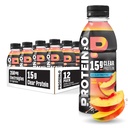 Protein2o 15g Whey Protein Infused Water, Peach Mango, 16,9 Oz Bottle (Pack of 12)
