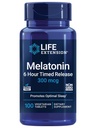 Livslängd DHEA 25mg och Melatonin 6 timmars tidsfrisättning 300mcg - 100 kapslar och 100 tabletter