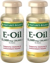 Naturens Bounty Vitamin E Oil, stöder Immune & Antioxidant, 30,000IU Vitamin E, Topical eller Oral, 2,5 fl Oz (Pack av 2)