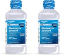 Grundläggande vård Oral Electrolyte Solution, Unflavored, 33.8 Fl Oz (Pack of 2)