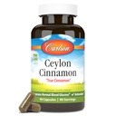 Carlson - Ceylon Cinnamon, Cinnamon Supplements, 500 mg, Cinnamon Extract Pills, Ceylon Cinnamon Capsules, 90 kapslar.