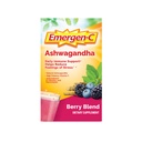 Emergen-C Vitamin C Ashwagandha Drink Mix, Kosttillskott för immunstöd, Berry Blend, Tillbaka till skolan Essentials - 18 greve