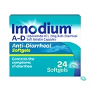 Imodium A-D Fast-Acting Anti-Diarrheal Softgels, Loperamide HCl 2 mg, Travel Essential Diarrhea Relief Medicine for Adults, 24 Count, Anti Diarrhea Pills, Ages 12+, Lätt att svälja