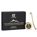 FOUZEE Pure Himalayan Mountains Shilajit - 77% + Fulvic Acid Authentic Hard Consistency, Natural Source of Fulvic Acid, Över 85 Trace Minerals, Inkluderar rostfritt stål sked (10 Grams)
