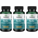 Swanson NAC - N-Acetyl Cysteine - Tillägg 600 mg 100 kapslar (3 Pack)
