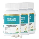 800mg Digestive Enzymes for Men and Women with Probiotics & Prebiotics, 8 Key Enzymes, Protease, Amylase & Lipase | 270 Capsules - En 90-dagars leverans för Bloating & Gas Relief - Non-GMO