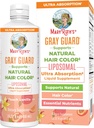 MaryRuth Organics Gray Guard Liposomal, stöder naturlig hårfärg, med Copper & Pantothenic Acid, Helig Basil & Traditionella örter, Vitamin E & Vitamin B för övergripande hälsa, Ålder 18 +, 15.22 Fl oz