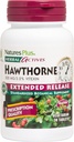 Natures Plus Herbal Actives Hawthorne - 300mg, 3,2% Vitexin, 30 Vegan tabletter - 30 portioner