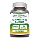 Fantastiska Formler Glukosamin Sulfate Supplement | 1500 Mg Per Serving | 120 kapslar | Icke-GMO | Glutenfri | Tillverkad i USA