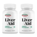 LIVERITE Liver Aid 2-Pack 120 tabletter (Total 240ct) stöder hälsosam leverfunktion, fysisk energi och vitalitet.