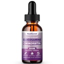 1 Pack Glukosamin Chondroitin MSM Liquid Drops, Extra Strength Joint Support Supplement för vuxna män och kvinnor, Quercetin Boswelia, Bromelain, Antioxidant Immune Support (2 Fl oz)