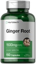 Horbäach Ginger Root Capsules 1500 mg | 150 piller | Non-GMO, Gluten Free | Ginger Root Extract