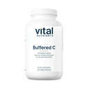 Vital Nutrients Buffered Vitamin C 500mg | Vegan Gentle Vitamin C för känsliga individer * | Immun Support Supplement * | Gluten, Dairy och Soy Free | Non-GMO | 220 kapslar