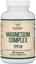 Magnesiumkomplexttillägg 180 kapslar (426mg Elemental Magnesium Tillhandahålls av 2 300mg av åtta olika former av magnesium) MAG-8 Ger 100% dagligt rekommenderat värde av magnesium av dubbelträ