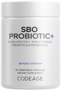 Codeage SBO Probiotics, 50 miljarder CFUs Per Serving, Multi Strain Soil Based Organisms Blend och Organic Fermented Botanical Blend, Shelf-Stable, 90 Capsules